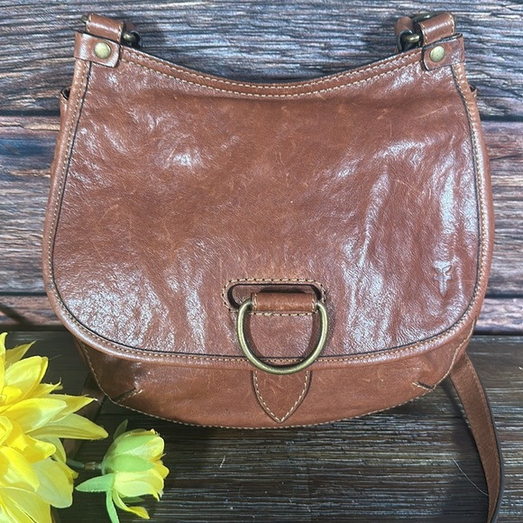 Frye Brown Leather Crossbody! - Picture 2 of 10